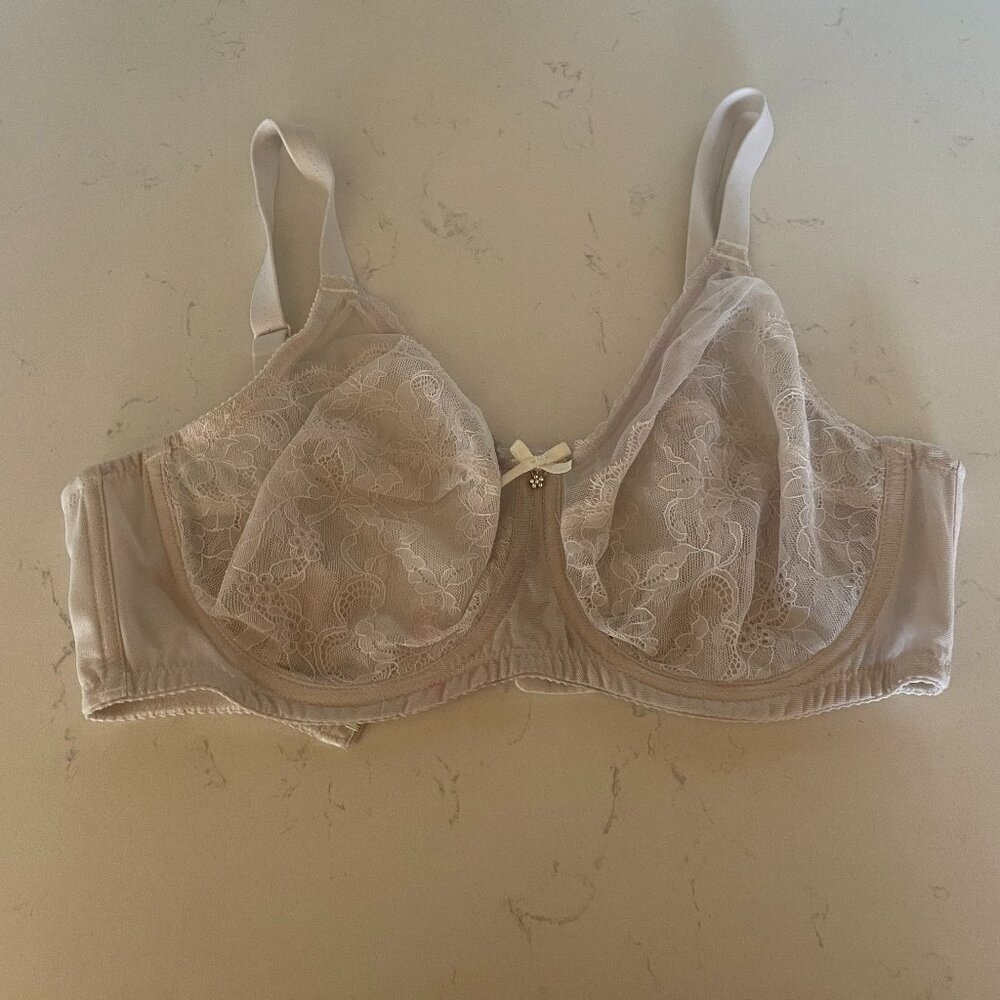 Wacoal‎ Retro Chic Bra in Rose Dust, Size 36DD / 36E, 855186